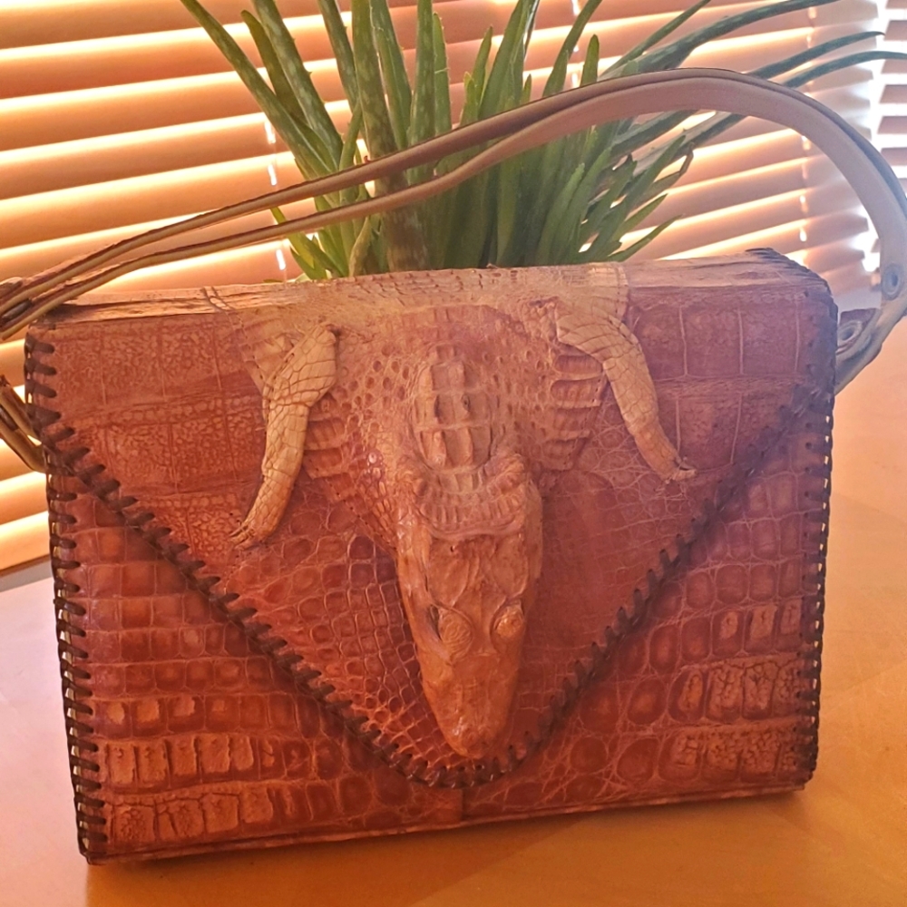 Genuine Alligator Purse Vintage